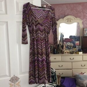Dress zigzag